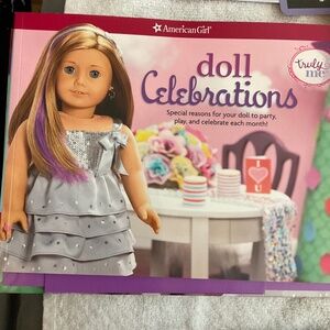 American girl, doll celebrations box and book truly me